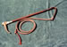Leather Covered With Nickel Collar Whip